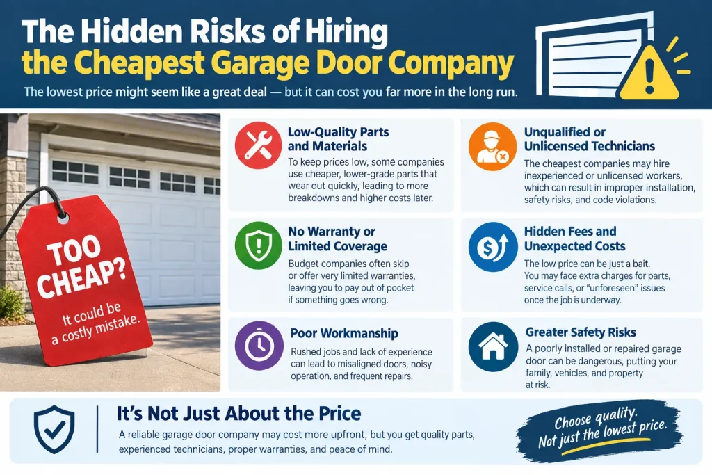 The Hidden Risks of Hiring the Cheapest Garage Door Company