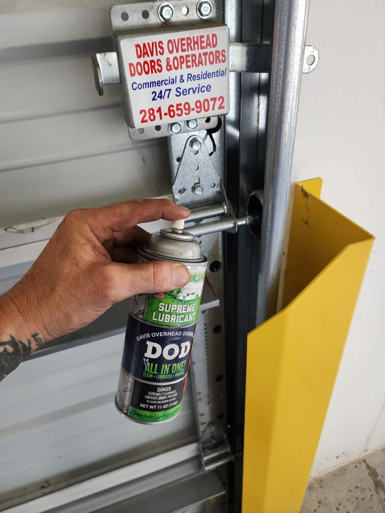 Lubricating Garage Door